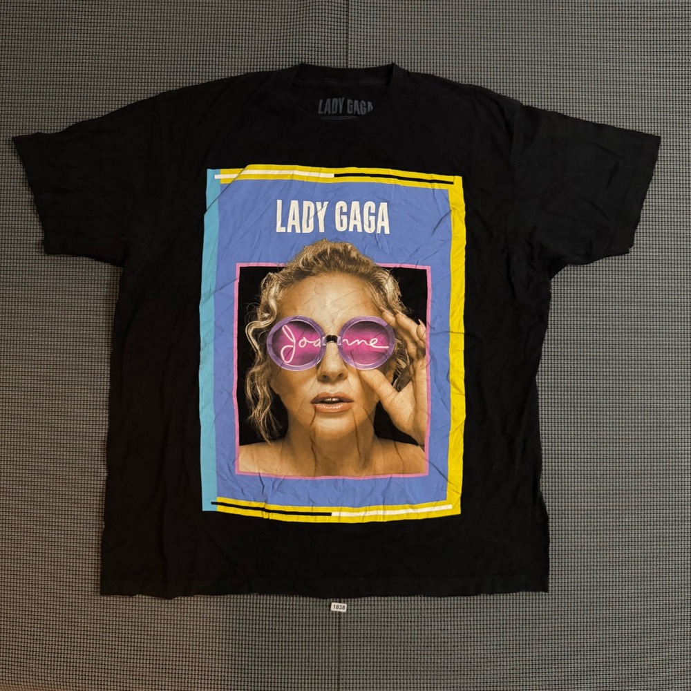 Lady Gaga Joanne World Tour 2017 Concert T-Shirt Black XL Official Merch